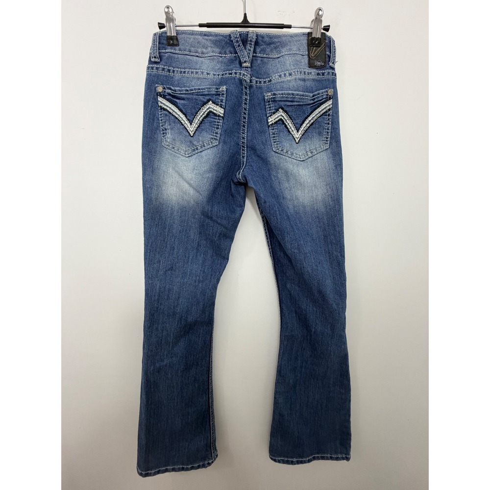 Vanity Dylan Bootcut Jeans Womens 25W 31" Medium Wash Low Rise Blue 5VA510533